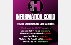 Infos COVID