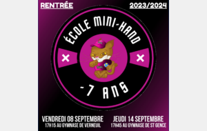 Rentrée -7 Ans (VERNEUIL)
