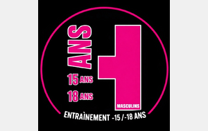 entraînement commun -15 / 18 garçons + apéro