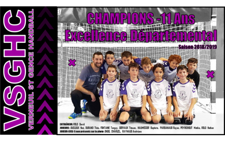 Les -11 Ans CHAMPIONS!!!!