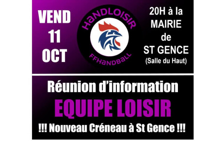 Réunion Hand'Loisir