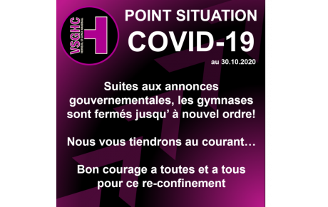 Mesures Covi au 30.10.2020