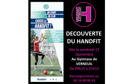 Une nouvelle pratique!!! le HandFIT!!!