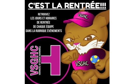 C'est la Rentrée!!