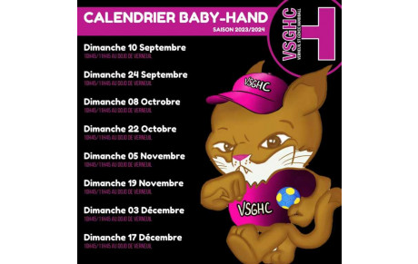 Calendrier Baby-Hand