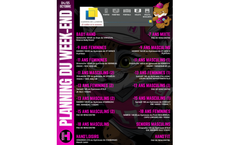 Planning du Week-End